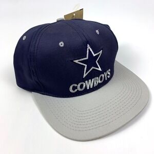 VTG Dallas Cowboys Hat Snapback Blue Gray White Annco‎ Professional Team NFL FB